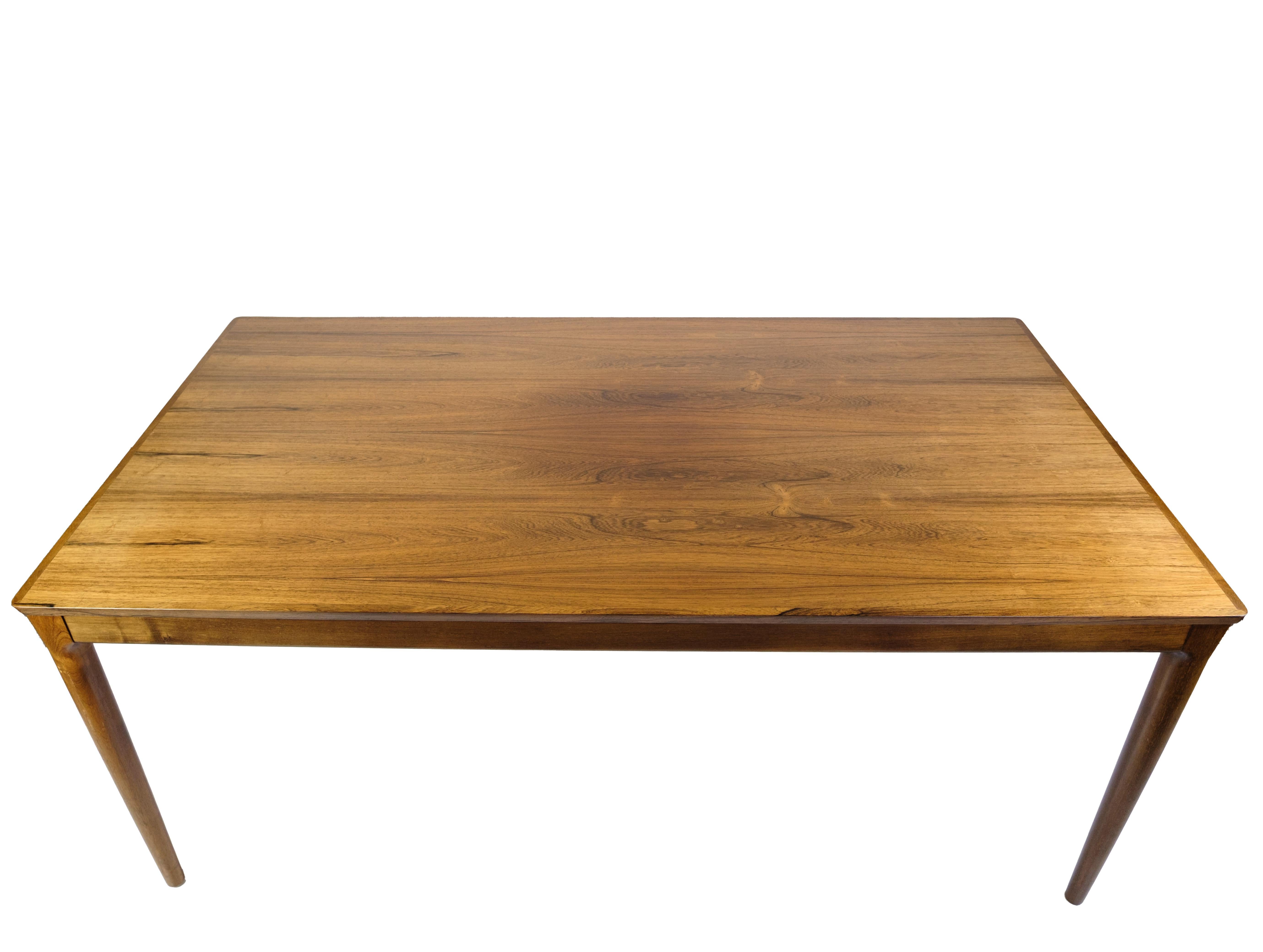 Mesa de comedor extensible de palisandro de Sorø Furniture de los años 60 en venta 1