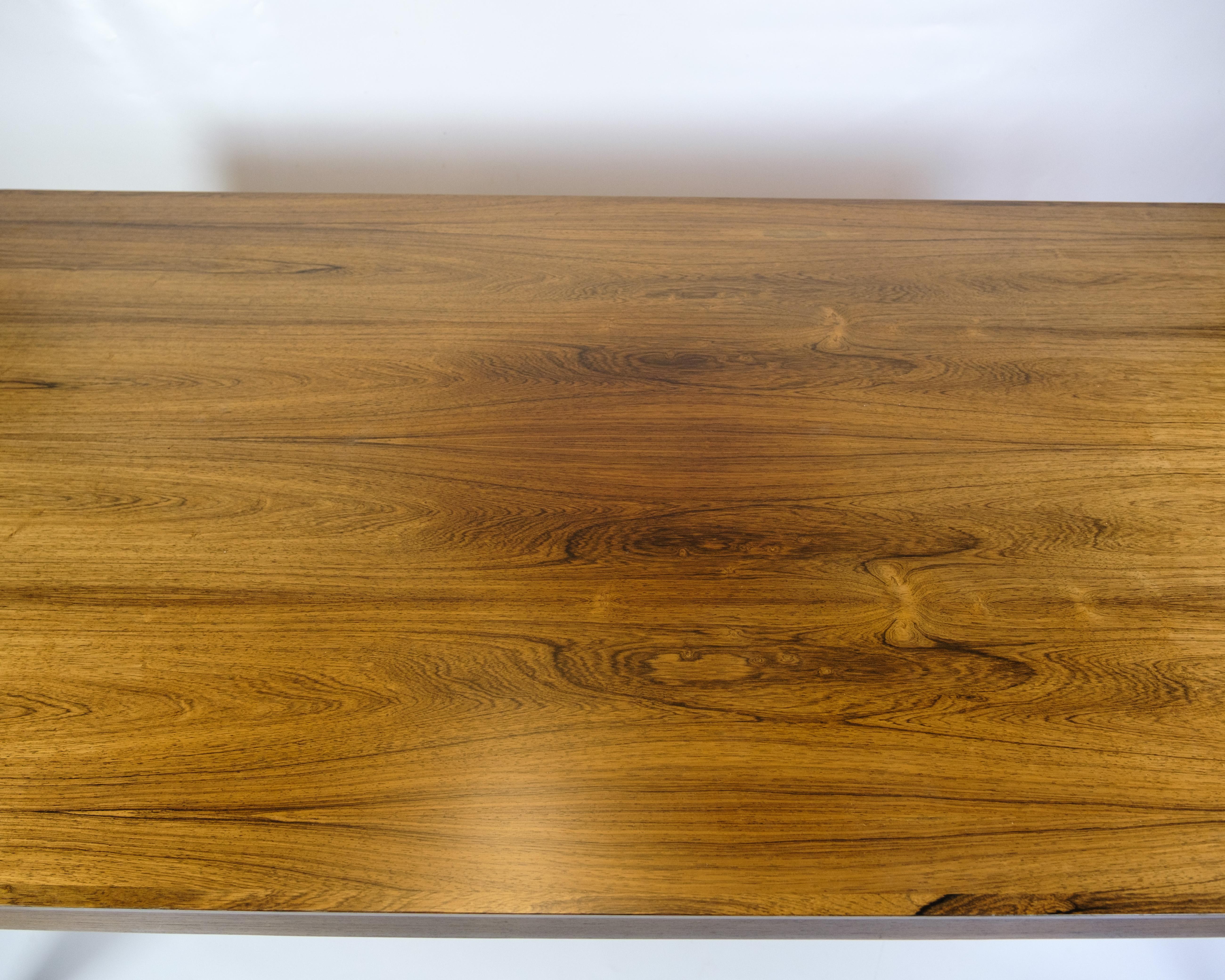 Mesa de comedor extensible de palisandro de Sorø Furniture de los años 60 en venta 2