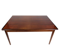 Dining Table With Extension Made In Rosewood, Danish Design From 1960s