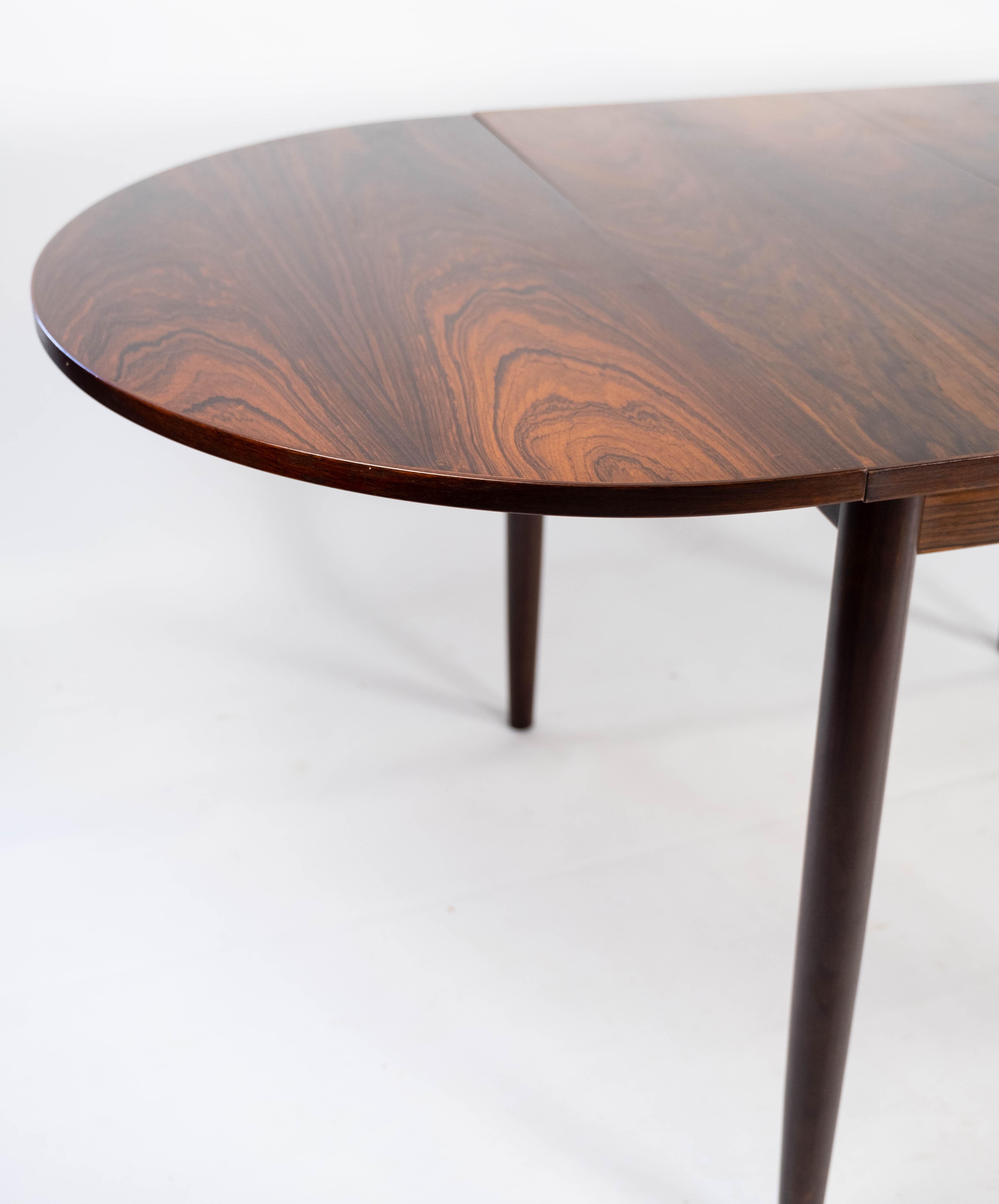 Dining Table with Extensions, in Rosewood Designed by Arne Vodder from the 1960s 5