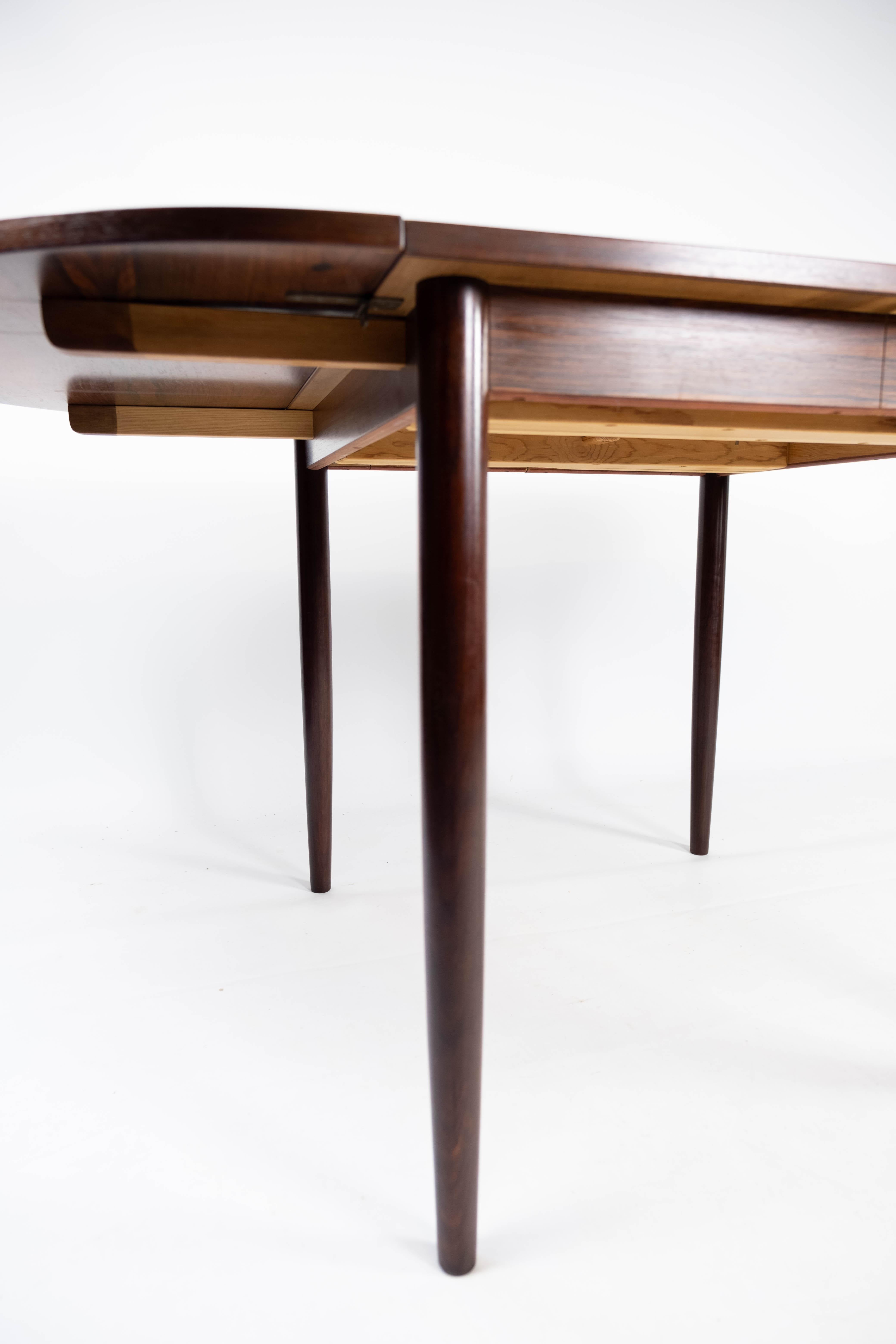 Dining Table with Extensions, in Rosewood Designed by Arne Vodder from the 1960s 7