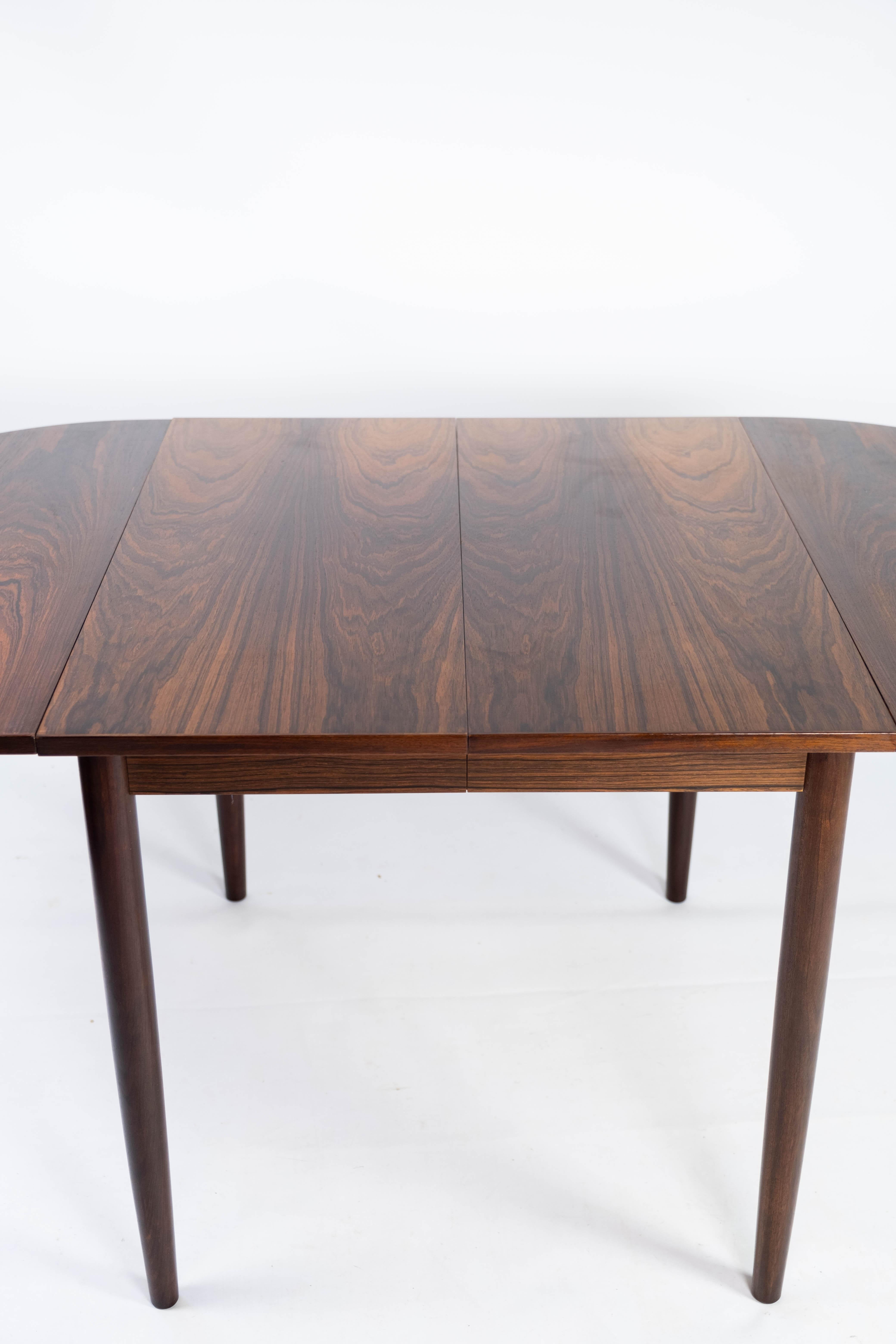 Dining Table with Extensions, in Rosewood Designed by Arne Vodder from the 1960s 8