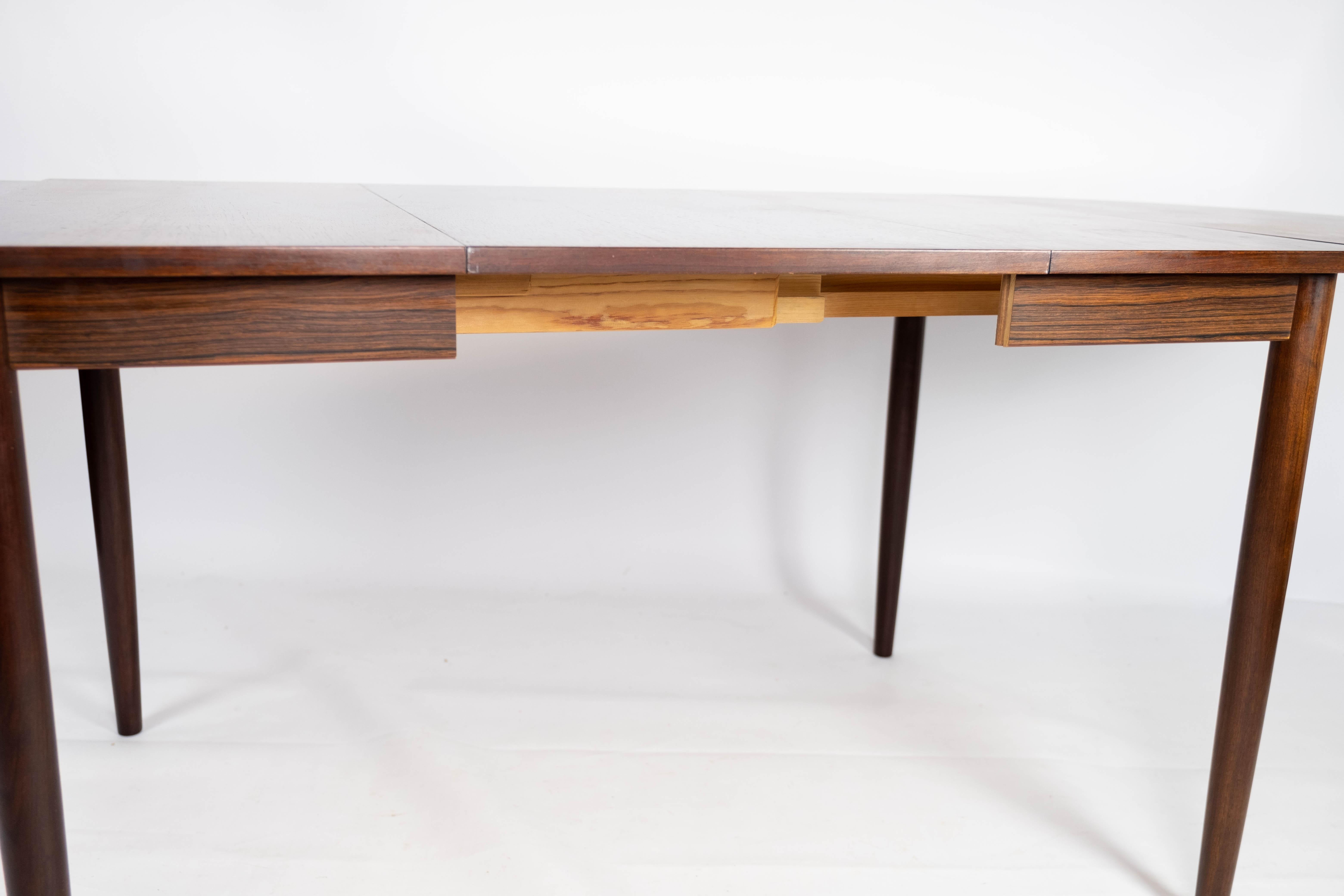 Dining Table with Extensions, in Rosewood Designed by Arne Vodder from the 1960s 9