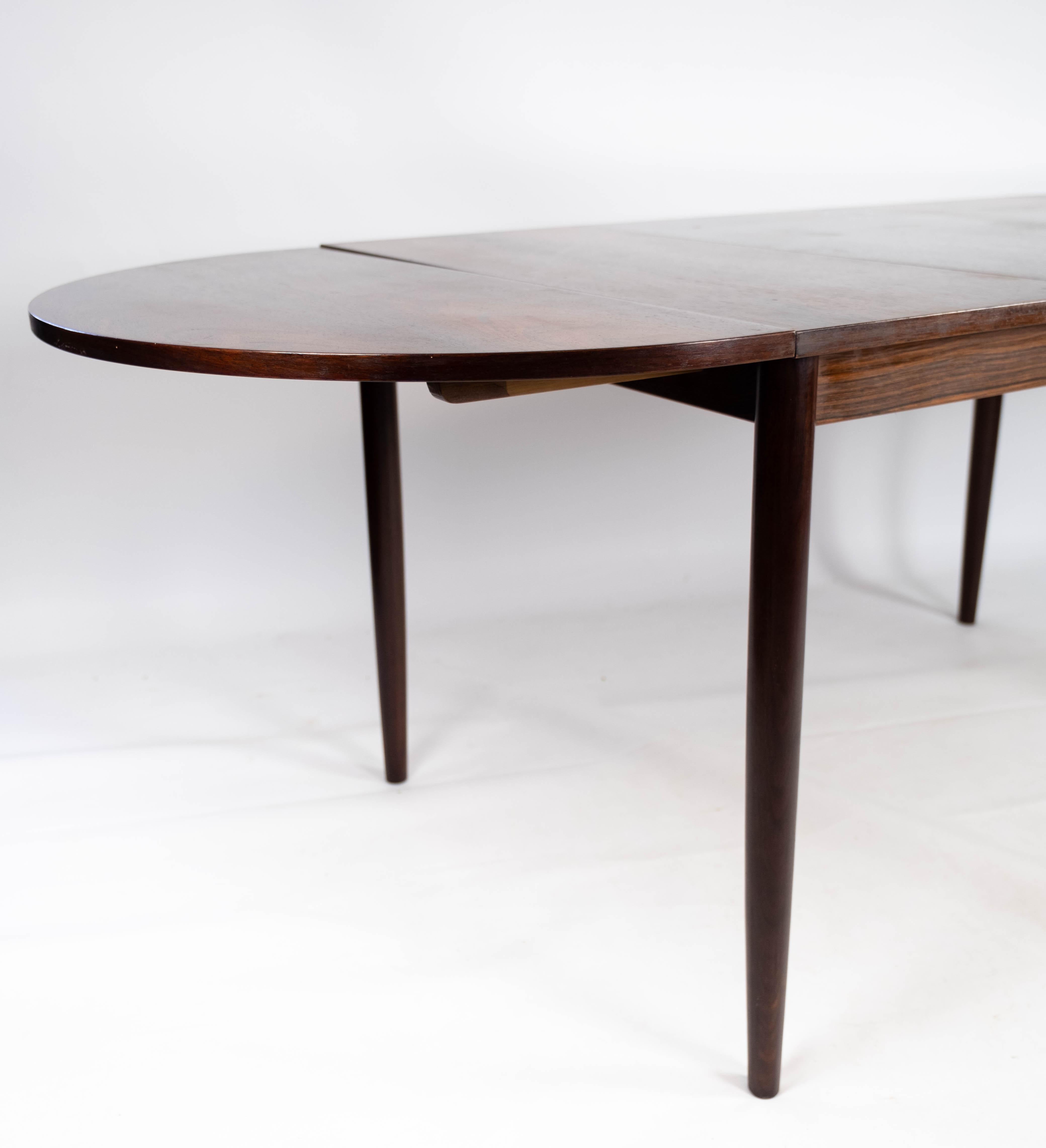 Dining Table with Extensions, in Rosewood Designed by Arne Vodder from the 1960s 11