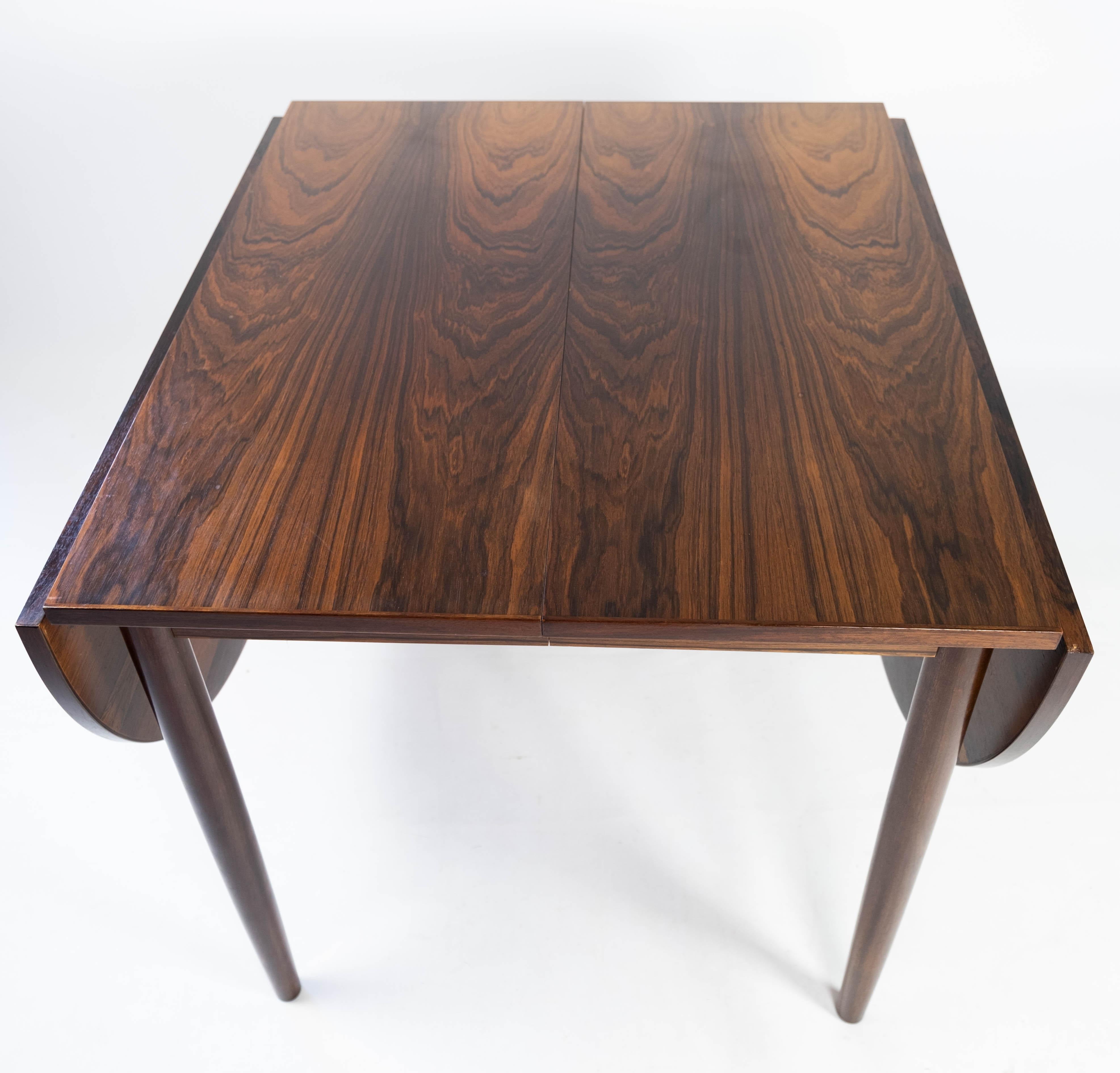 Dining Table with Extensions, in Rosewood Designed by Arne Vodder from the 1960s 1