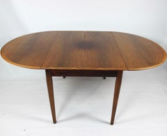 Table de salle à manger Arne Vodder des années 1960 avec rallonges
