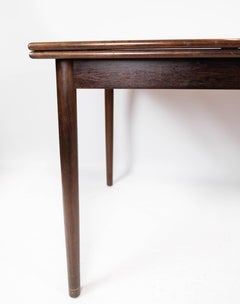 Dining Table With Extensions Made In Rosewood Danish Design From 1960s