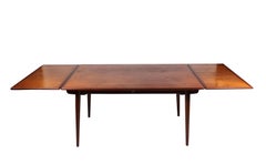 Dining Table with Extensions in Teak Designed by Hans J. Wegner, 1960s