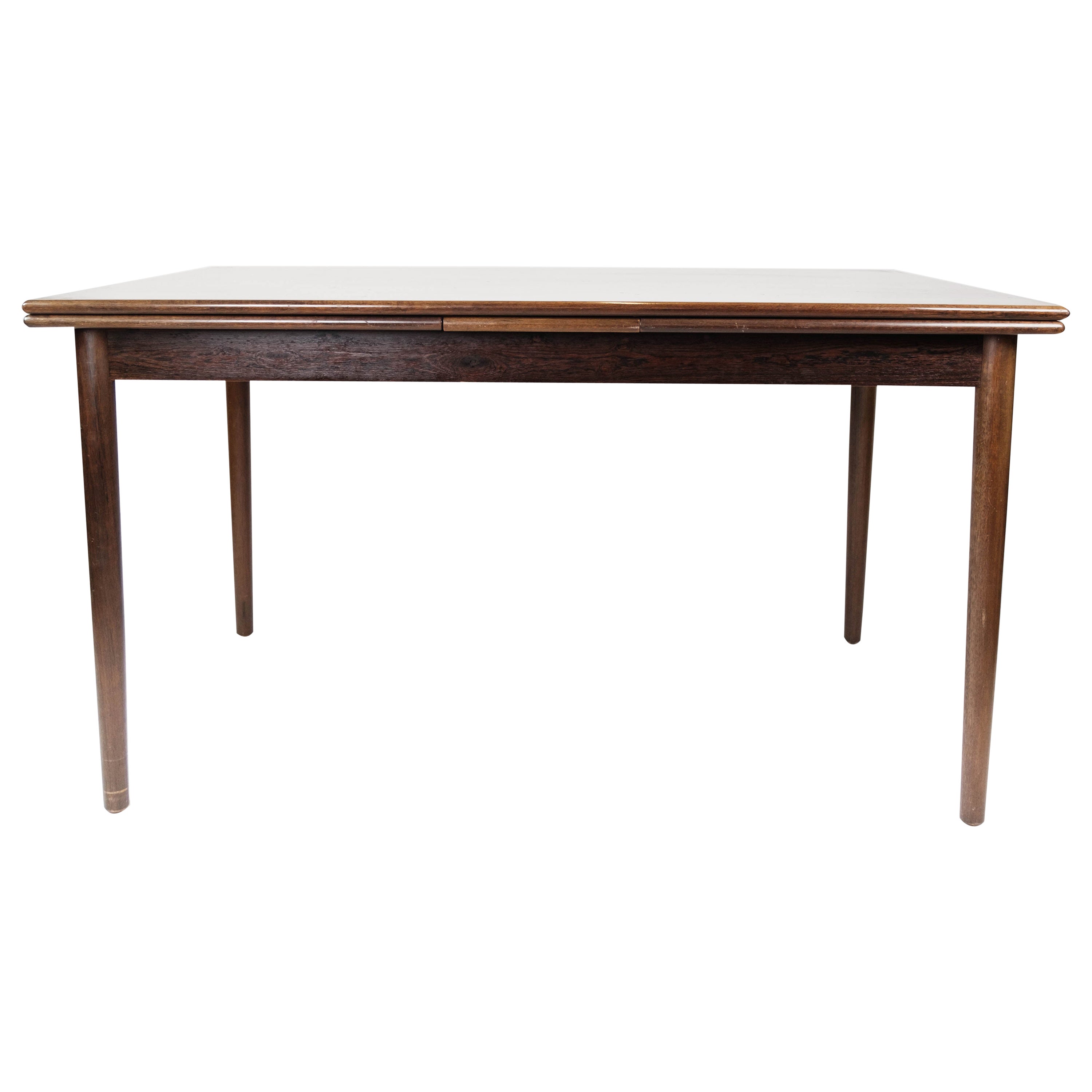Dining Table With Extensions Made In Rosewood Danish Design From 1960s