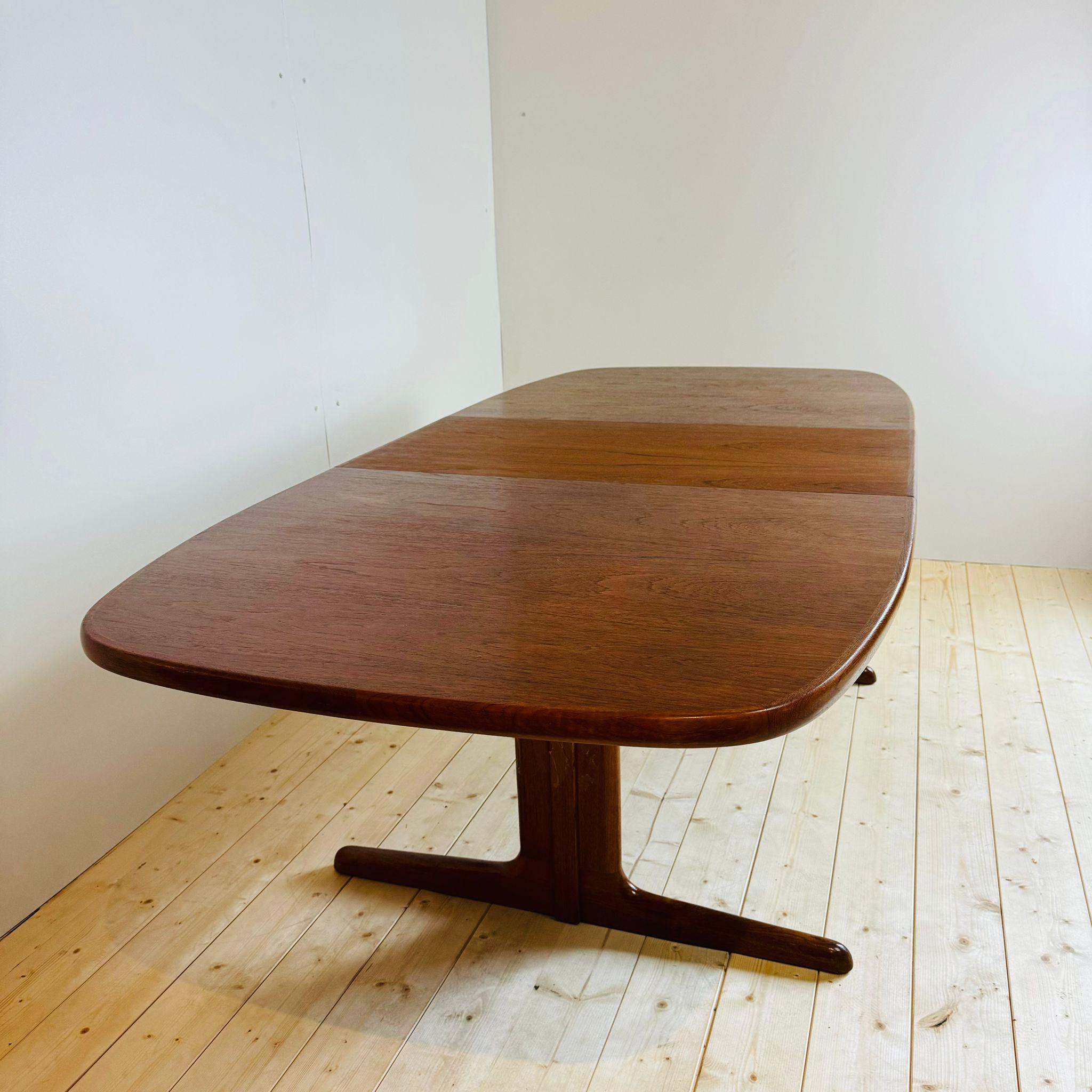 Teak Dining table with extensions, Skovby Møbler, Denmark 1960s