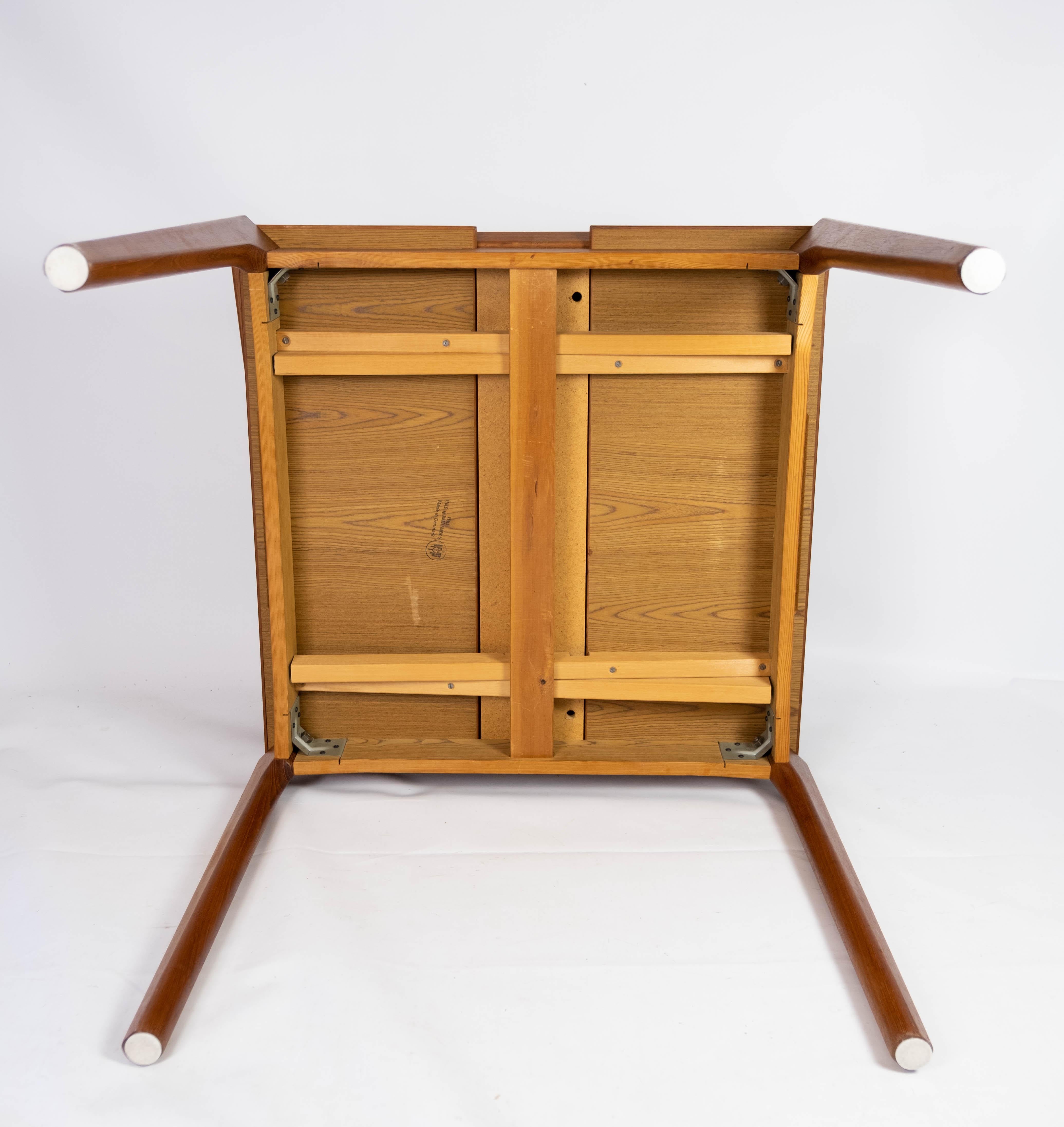 Dining Table with Extentions in Teak Designed by Henning Kjærnulf from the 1960s 12