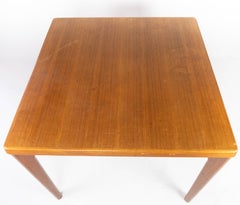Dining Table With Extentions Made In Teak By Henning Kjærnulf From 1960s