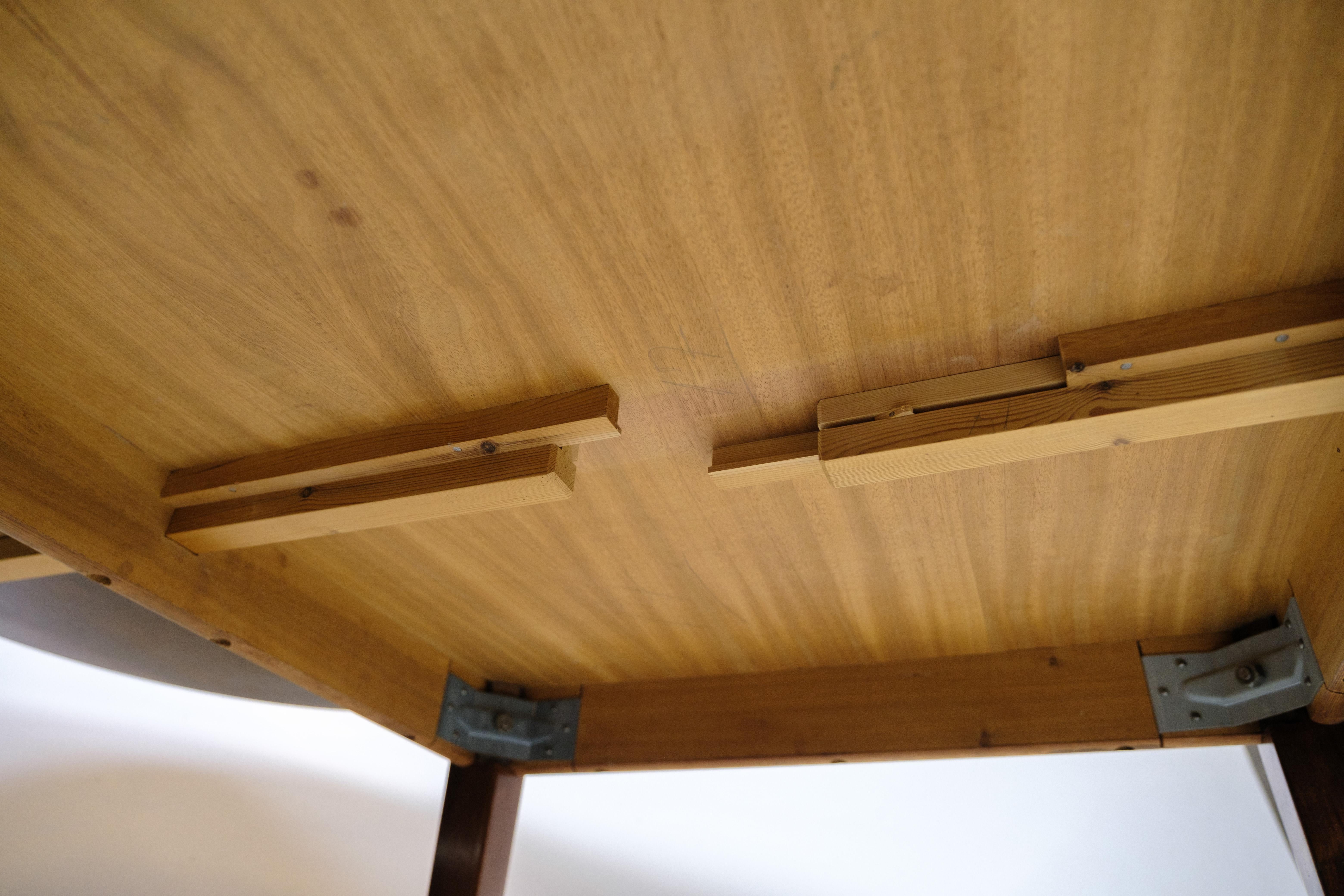 Dining Table With Flaps Made In Rosewood, Danish Design From 1960s For Sale 5