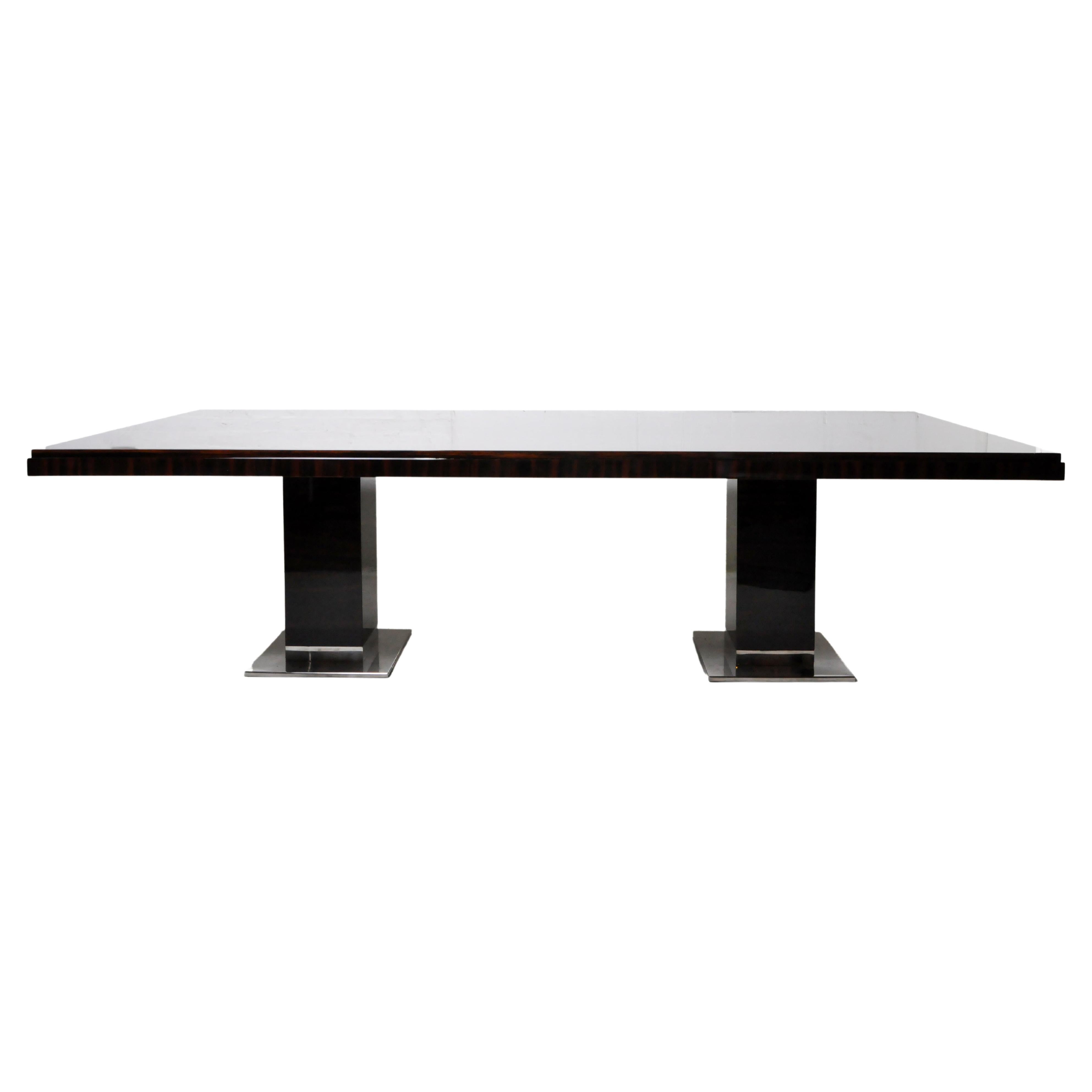 Brushed Nickel Mirrors with Hidden Casters at 1stDibs mirror on