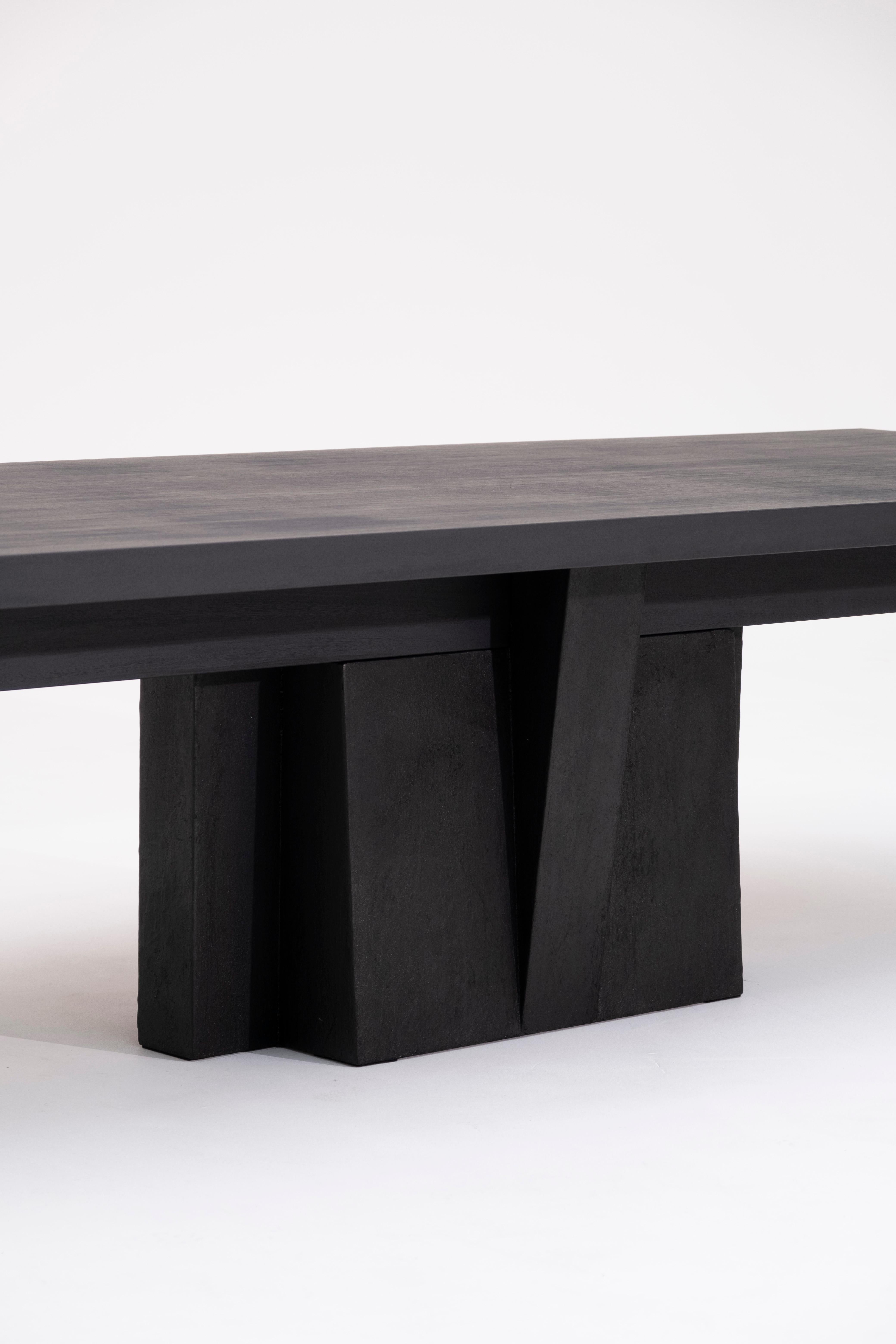 Bruni table à manger Wood Wood et métal 032025 Arno Declercq en vente