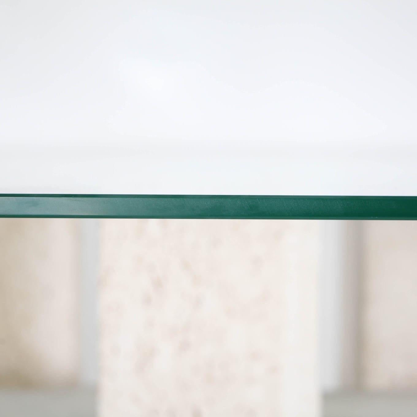 Table de salle à manger en travertin de Willy BALLEZ en vente 8