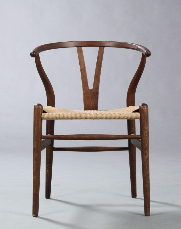 Dining Y-Chairs by Hans Wegner CH 24 For Sale at 1stDibs
