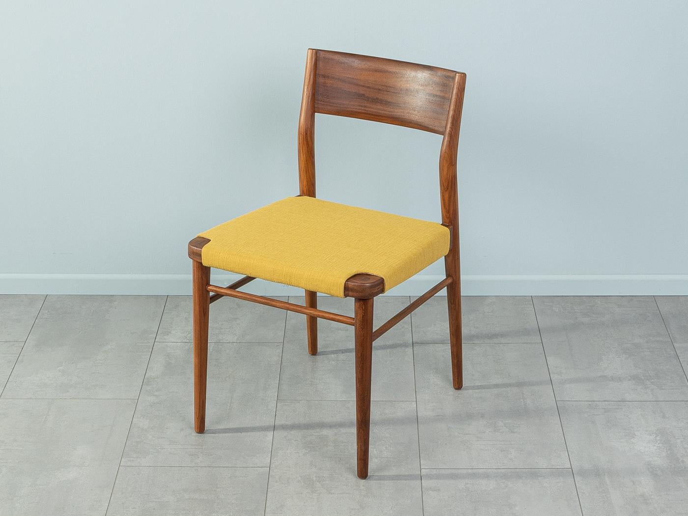 Diningroom Chairs 1950s Wilkhahn Model 351 Georg Leowald For Sale 4