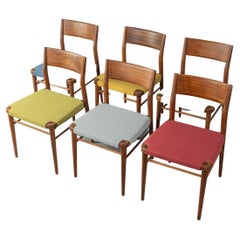 Used Diningroom Chairs 1950s Wilkhahn Model 351 Georg Leowald