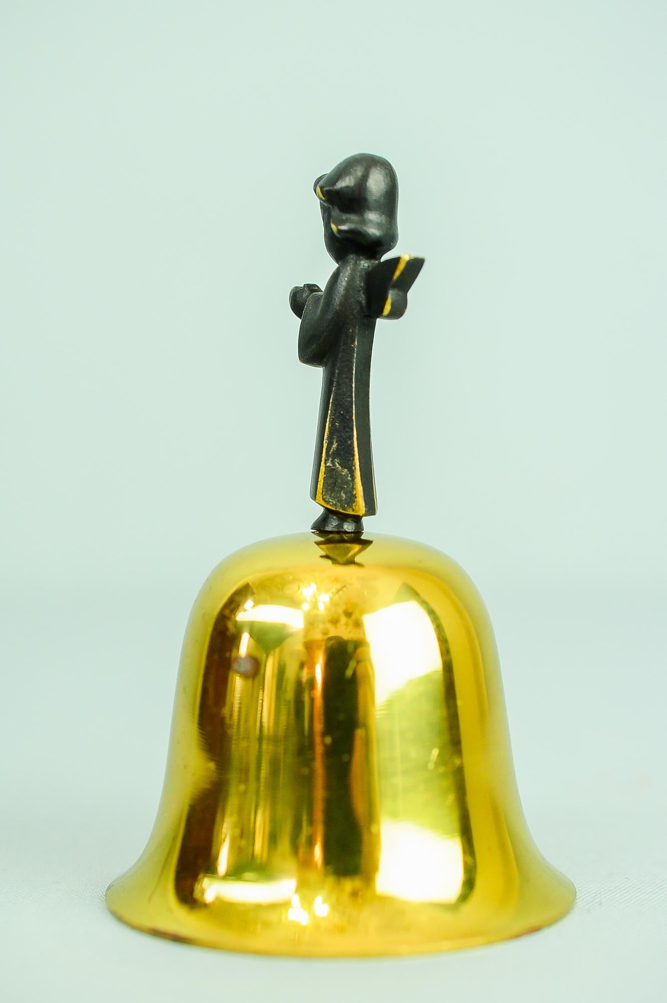 Blackened Dinner Bell by Walter Bosse, around 1950s