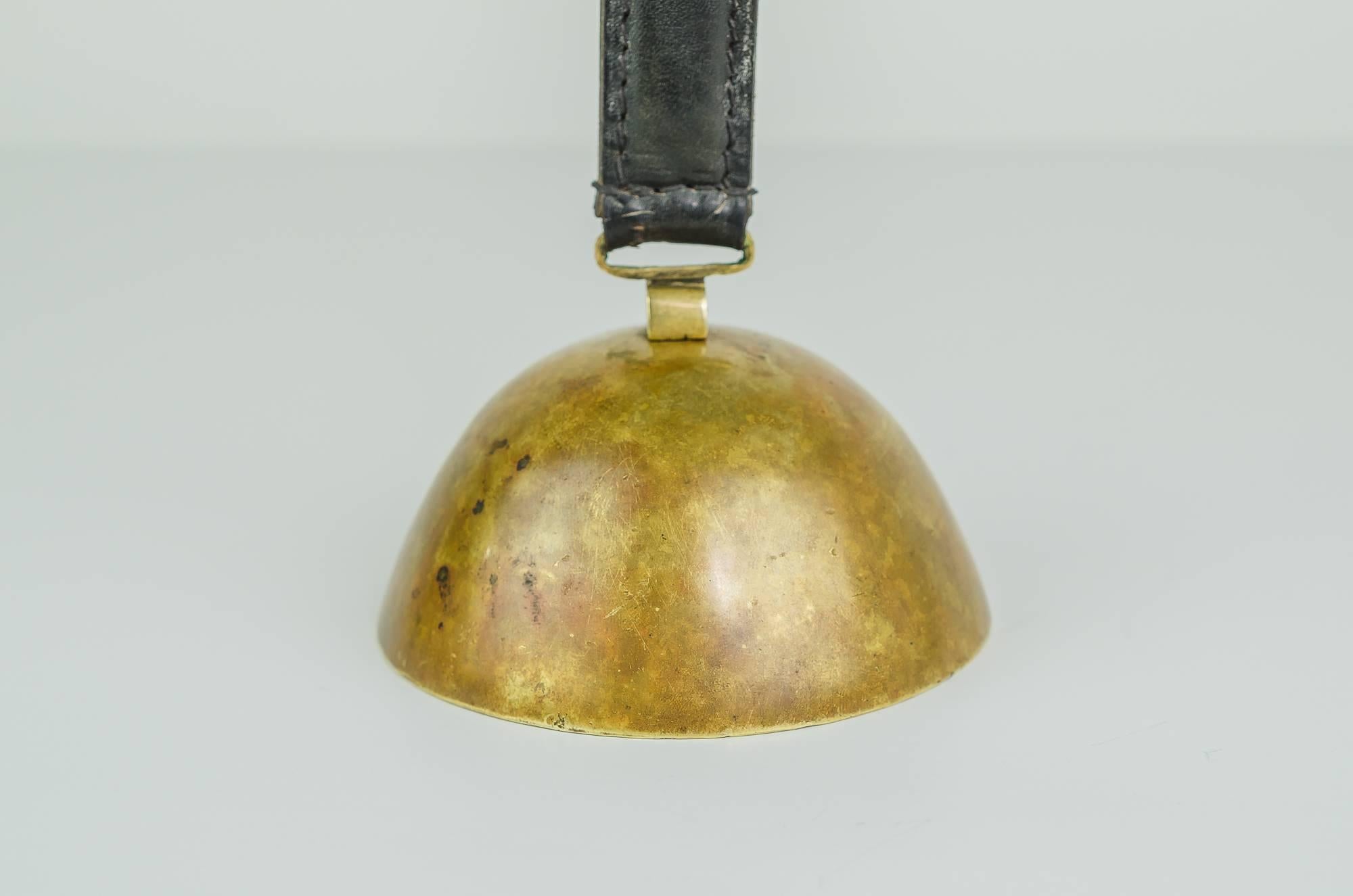 Dinner Bell Signed by Auböck In Excellent Condition For Sale In Wien, AT