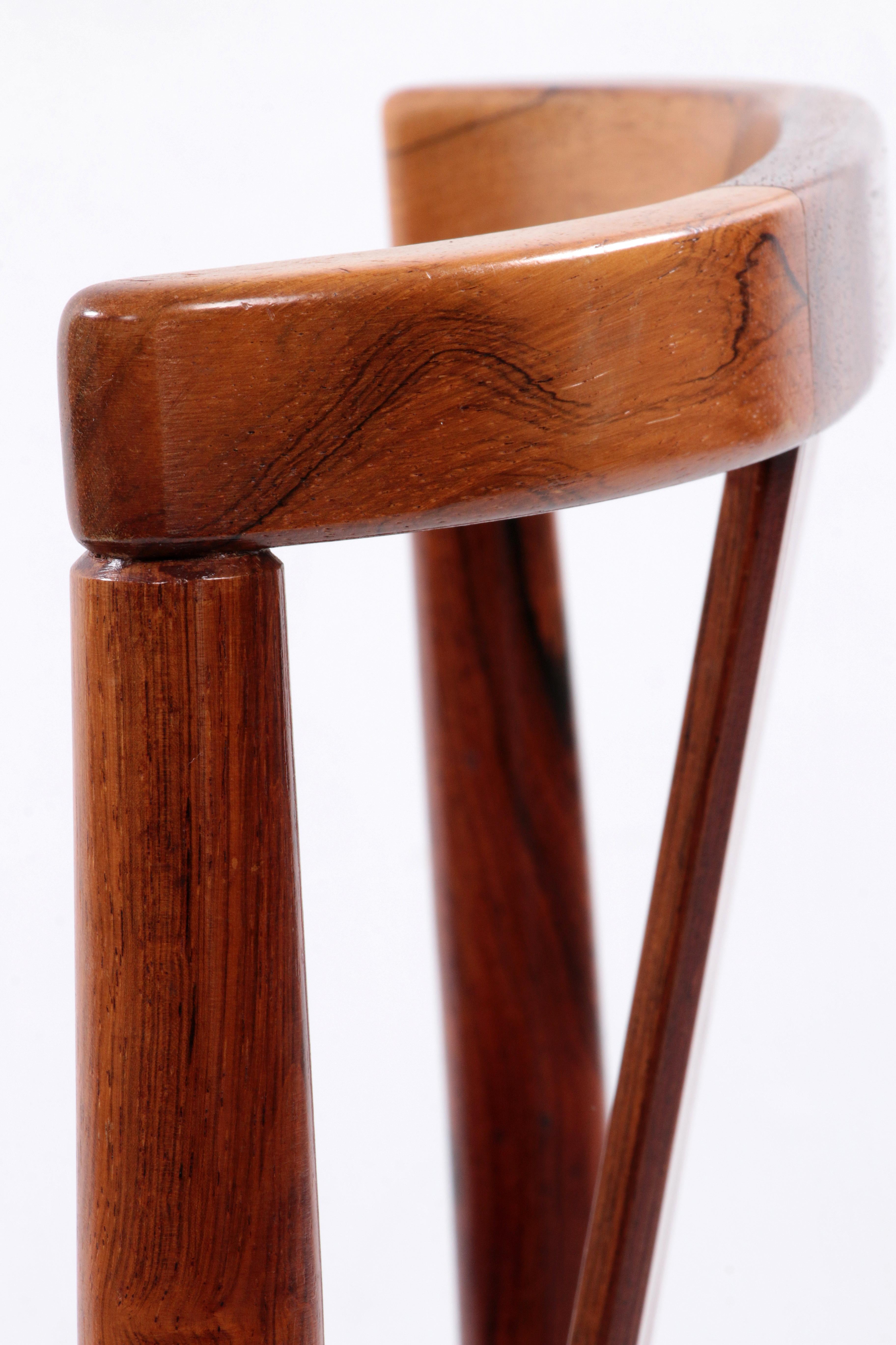 Dinner Chairs Design by Illum Wrapsø 1960 Denmark For Sale 6
