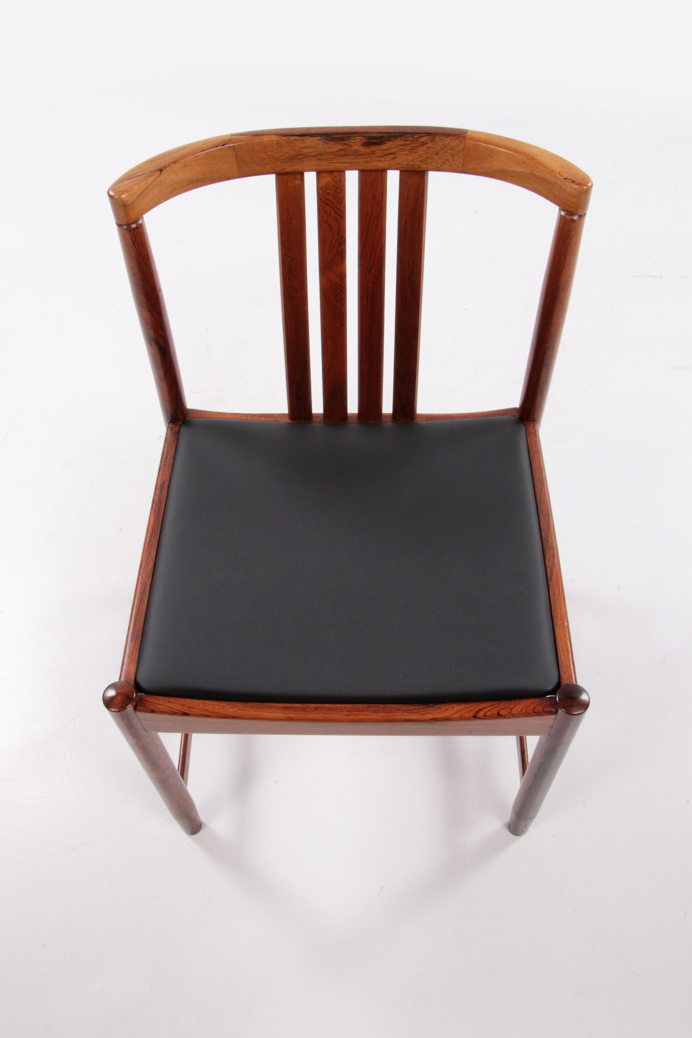 Dinner Chairs Design by Illum Wrapsø 1960 Denmark For Sale 8