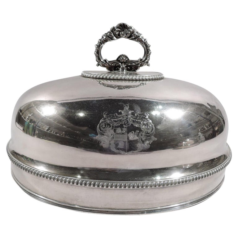 Dinner is Served 3 Matthew Boulton Sheffield Plate Domes For Sale at