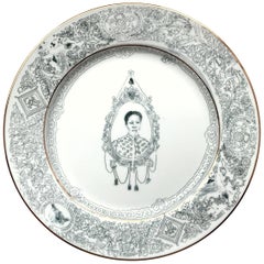 Porcelain Dinner Plate by Roberto Lugo