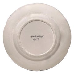 Assiette de table L'Escalier de Cristal, 19e « Grands Oiseaux »