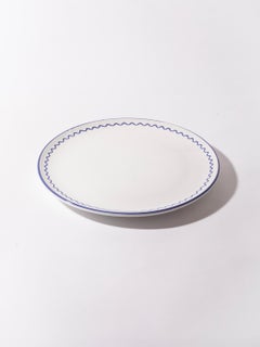 Dinner Plate, Royal Blue Zigzag Jore Copenhagen