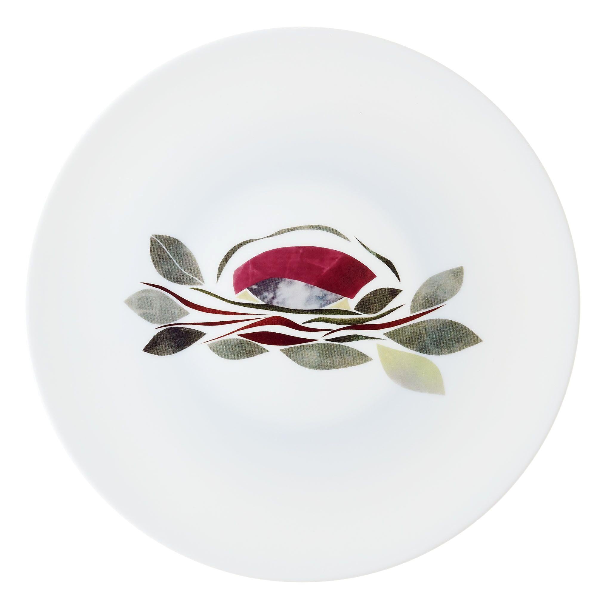 Dinner Porcelain Plate by the French Chef Alain Passard Model " Sushi"