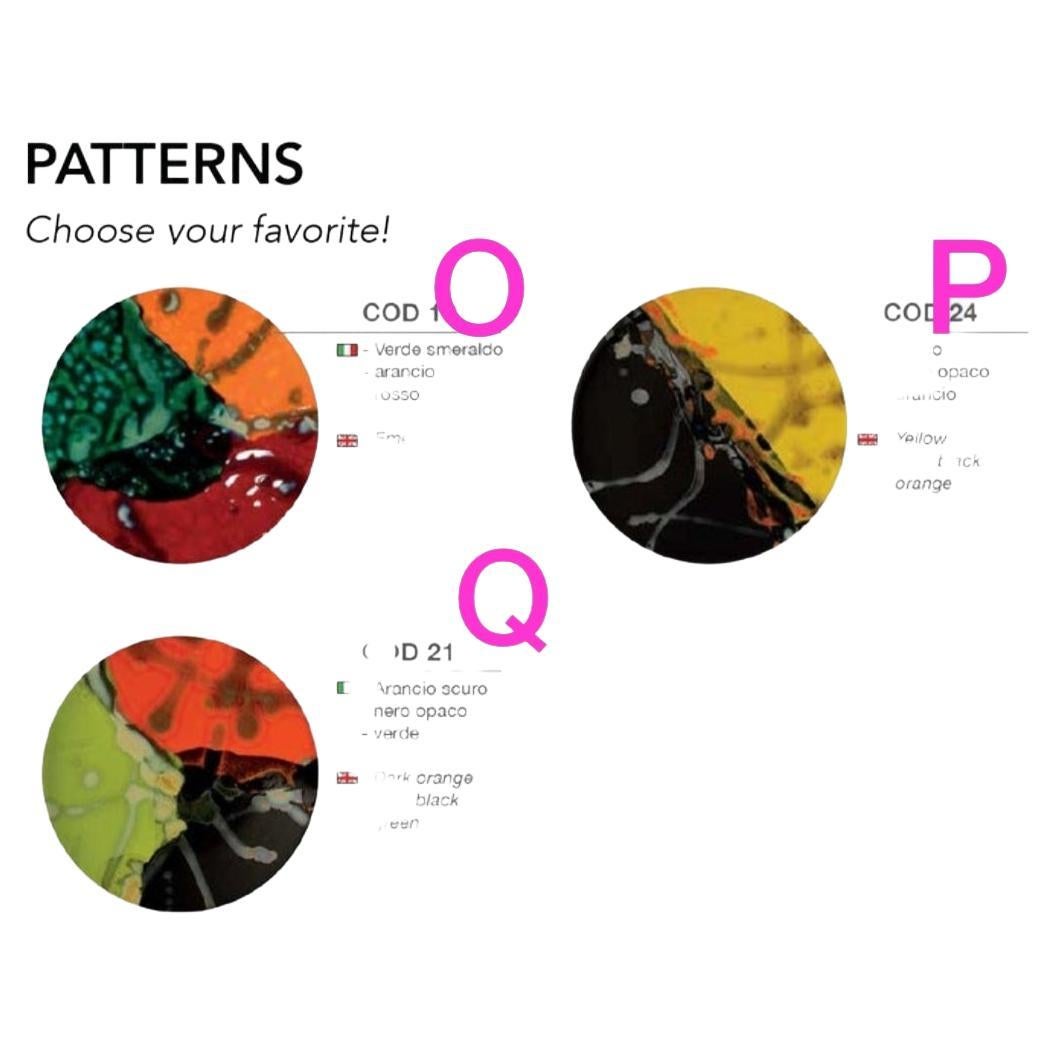 Platos llanos, diam 27. Hand Made. Pintado a mano. O, P, Q, S, U, Za en venta