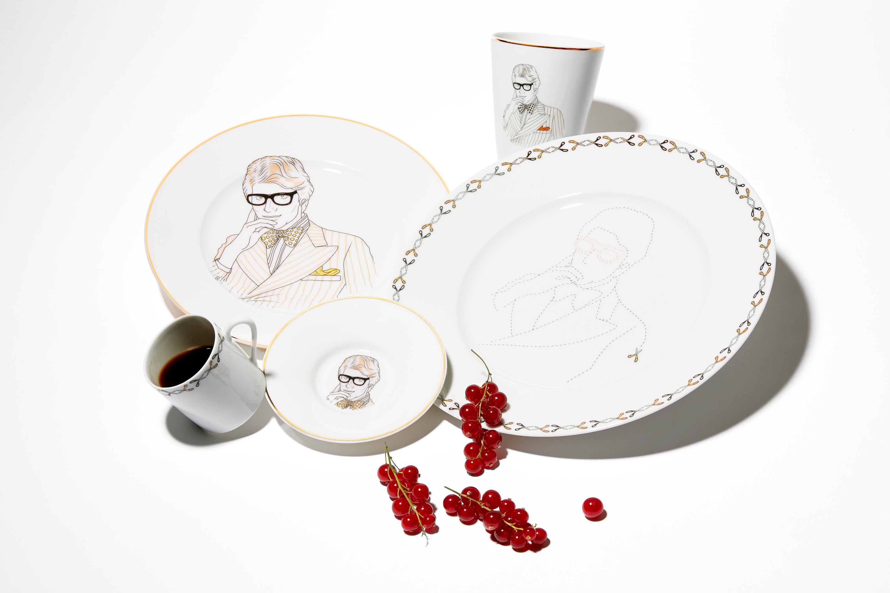 Maison Fragile and the Parisian illustrator artist Jean-Michel Tixier have joined together to create a collection that pays tribute to these men and women, key figures of history, who have made Paris as we know it.

Porcelaine of Limoges extra