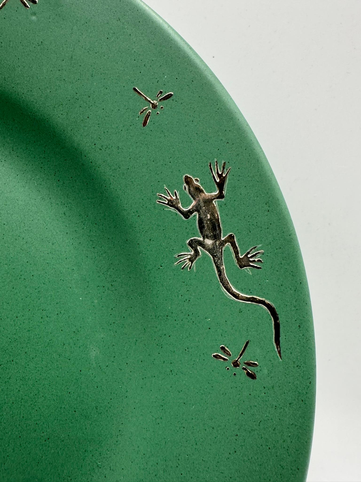 Dinner Service for 8 (40 Pieces) in Porcelain & Pure Silver by Emilia Castillo For Sale 13