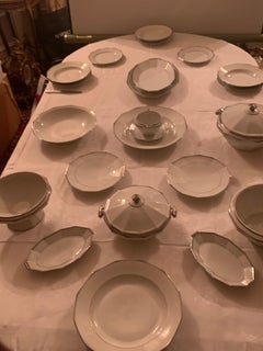 Dinner set porcelain limoges modern style