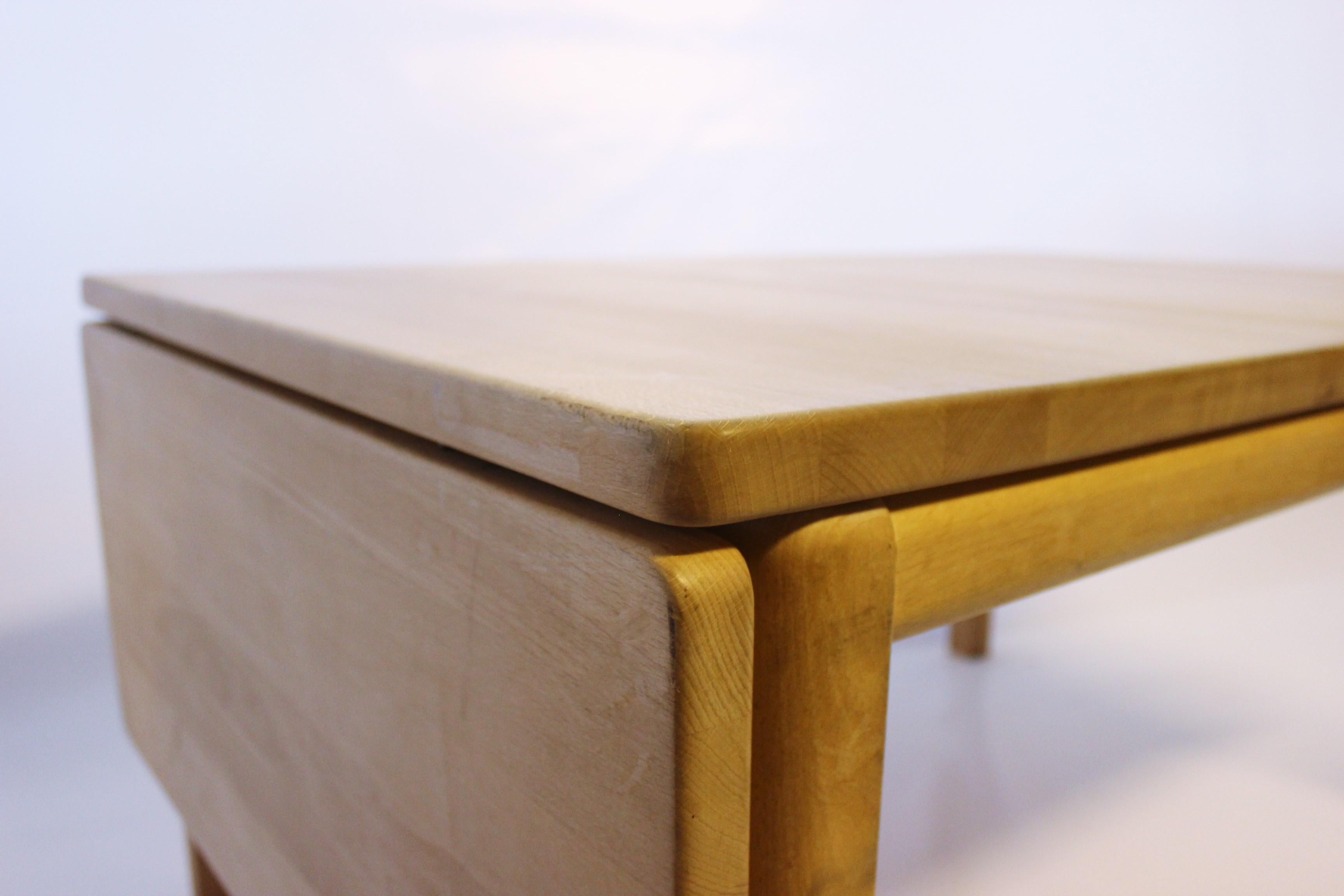 Milieu du XXe siècle Table basse en bois de hêtre et avec rallonge de design danois, Rubby en vente