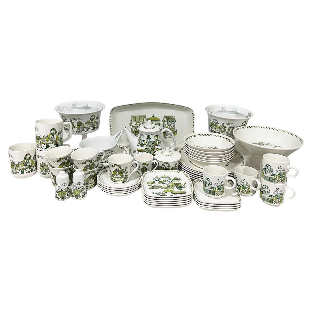 Cena, servicio de té "Market" de Turi Design para Figgjo Flint, Noruega 1966-1980