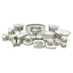 Vintage Dinner, tea service "Market" by Turi Design for Figgjo Flint, Norway 1966-1980