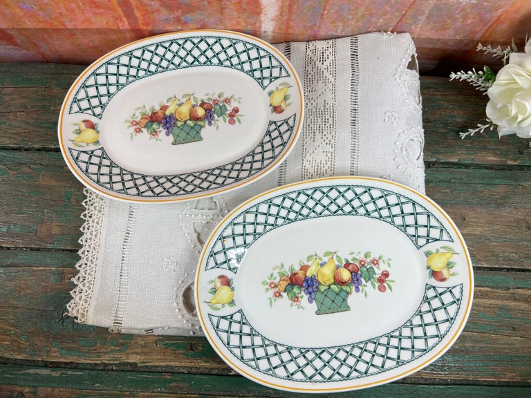 ❤ Villeroy & Boch 廃盤バスケット&バスケットガーデン セット ドイツ