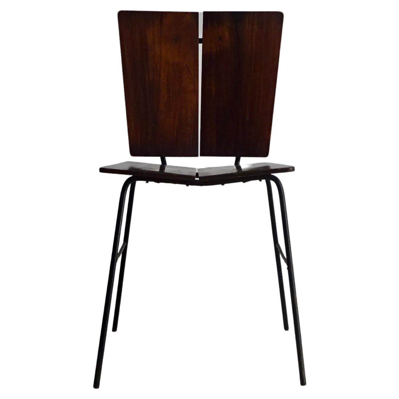 Dinning Chair Produced by “Italma”, Attributed to Jean Gillon. Brazil, 1960s For Sale