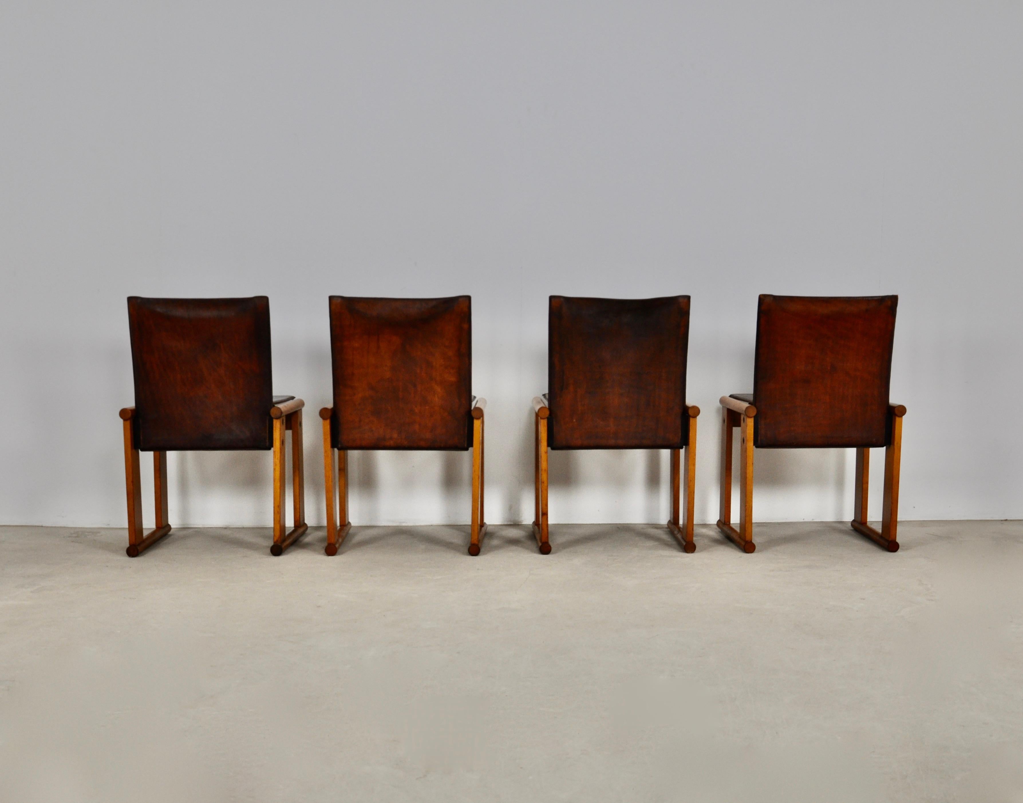 Dinning Chairs by Afra & Tobia Scarpa, 1970s 4