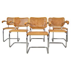 Dinning Style Armchairs B64 by Marcel Breuer Set6