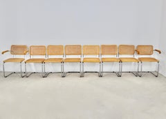 Dinning Style Chairs B32 by Marcel Breuer Set 8