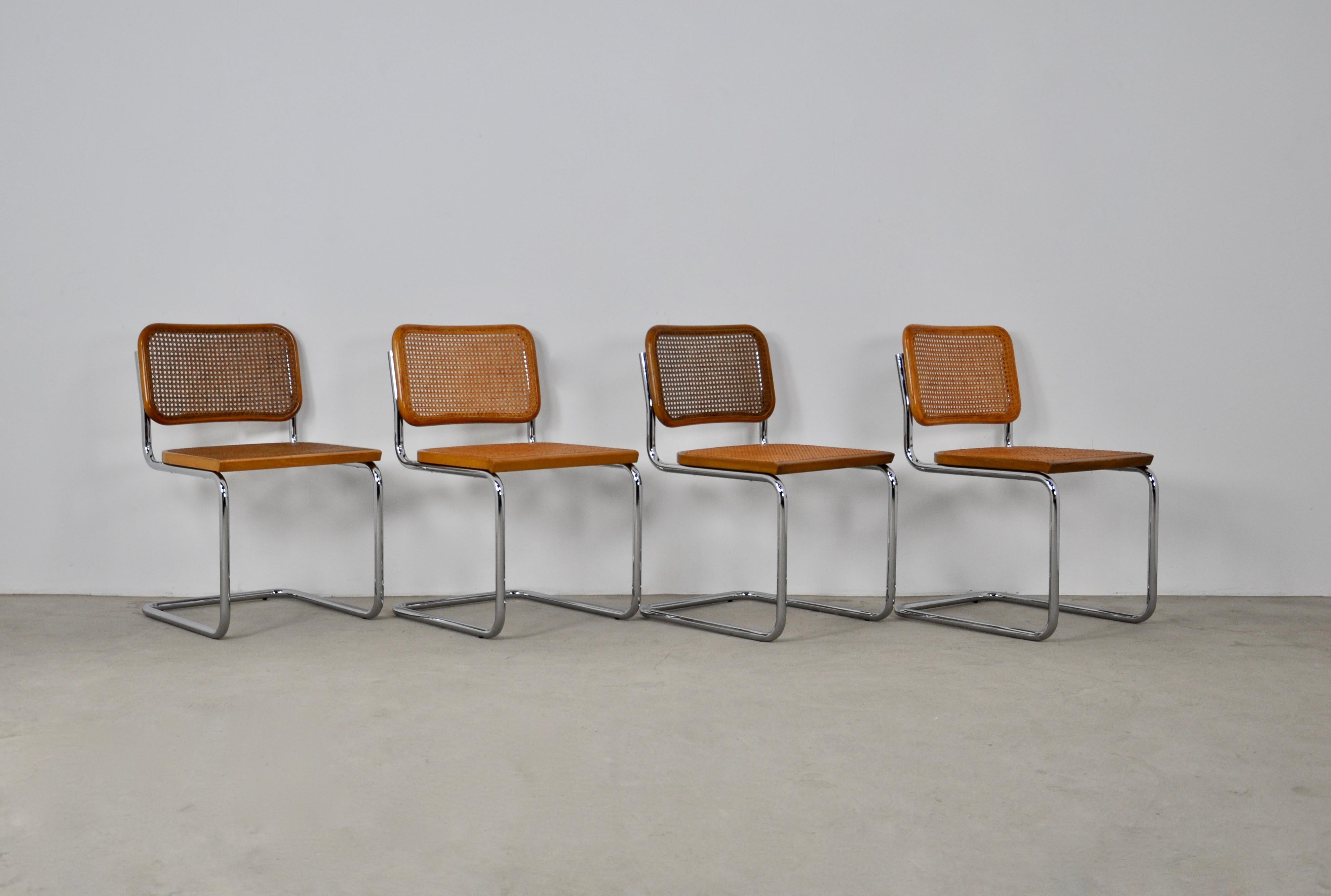 Italian Dinning Style Chairs B32 by Marcel Breuer Set of 4