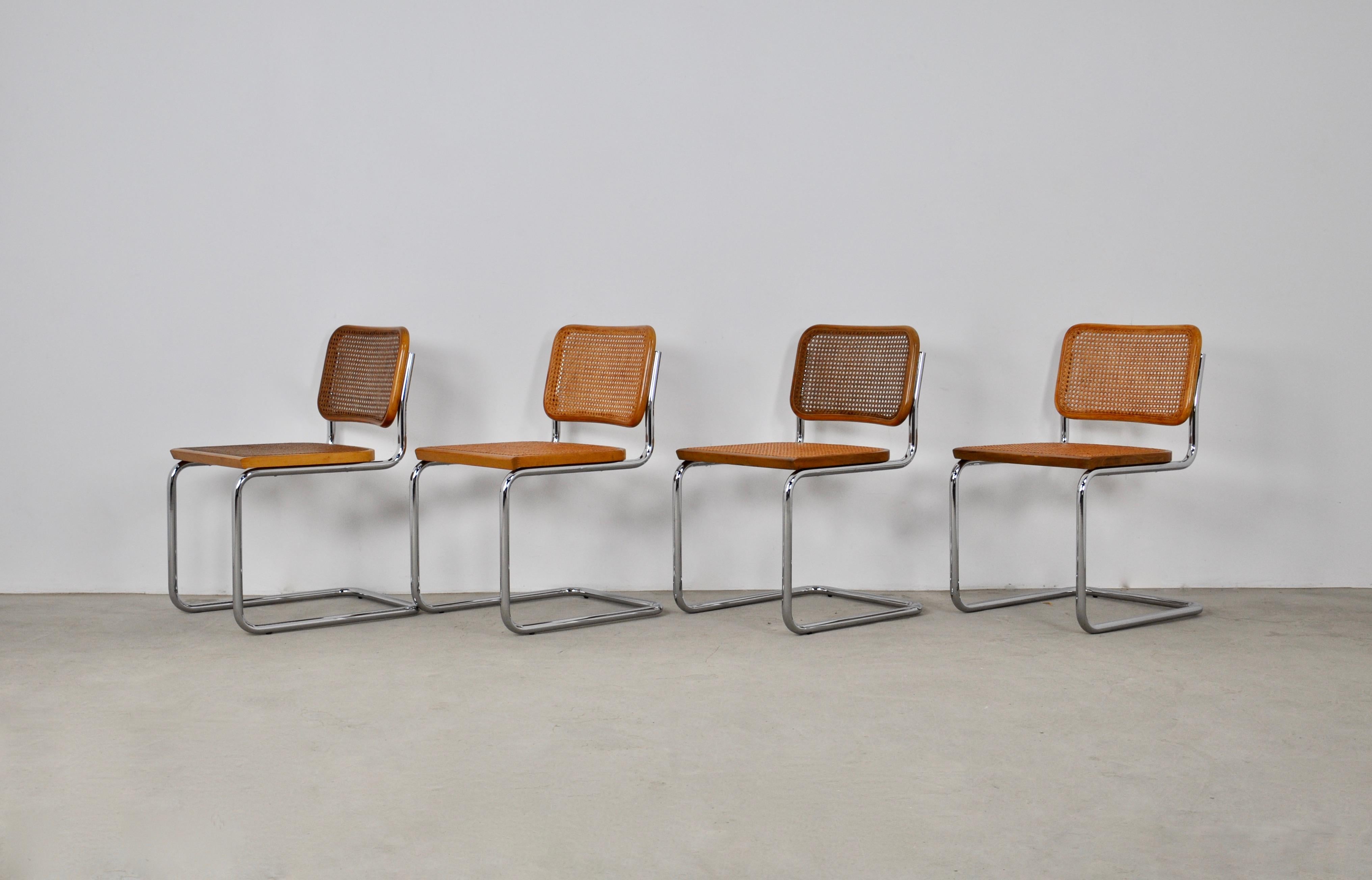 Dinning Style Chairs B32 by Marcel Breuer Set of 4 1