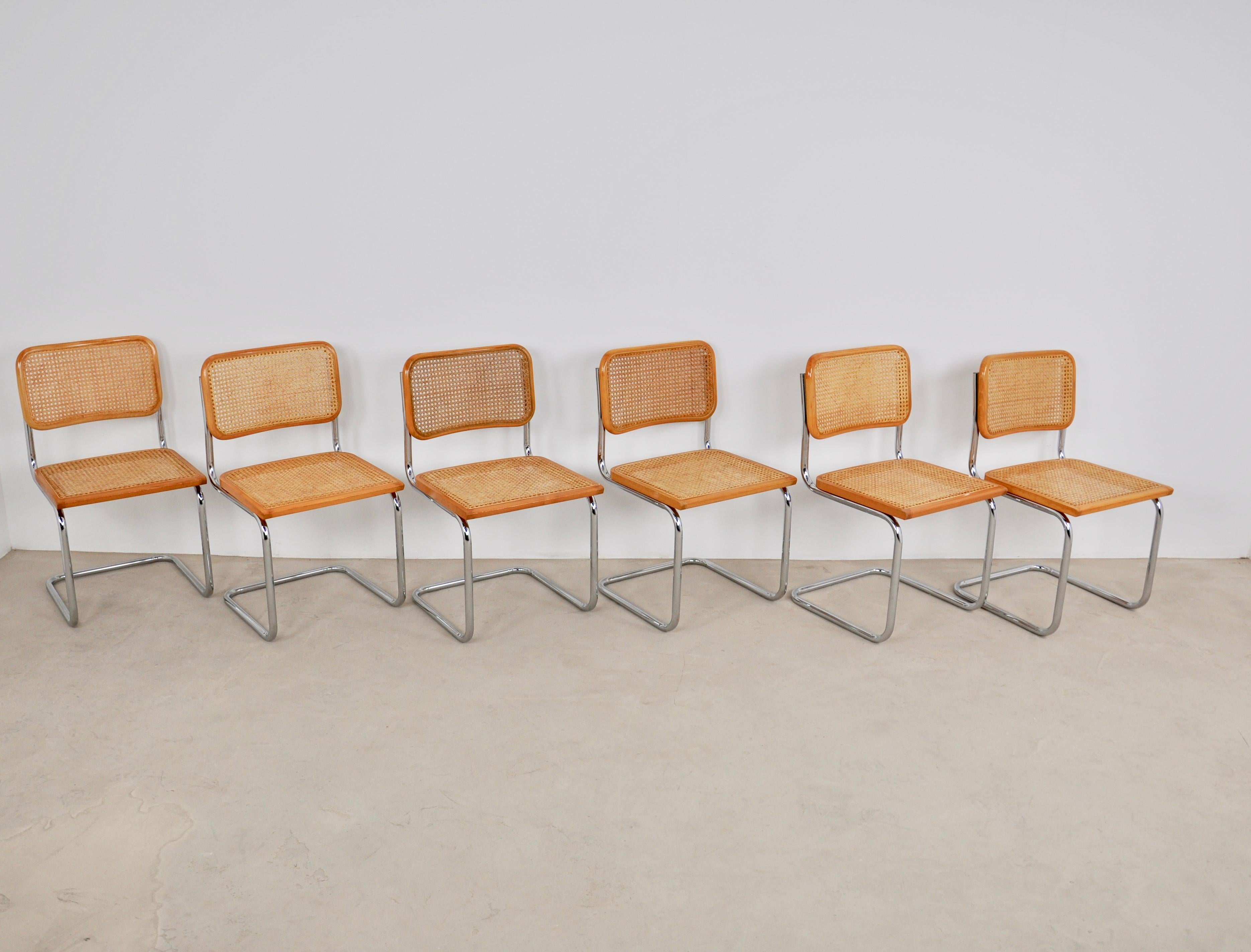 Mid-Century Modern Dinning Style Chairs B32 by Marcel Breuer Set of 6