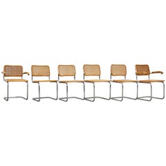 Dinning Style Chairs B32 by Marcel Breuer Set of 6