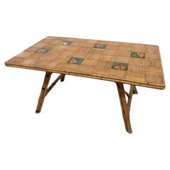 Vintage Dinning Table by Audoux Minnet