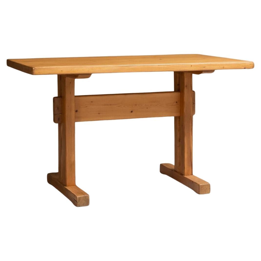 Dinning table by Charlotte Perriand, France, 1960s, simple design For Sale